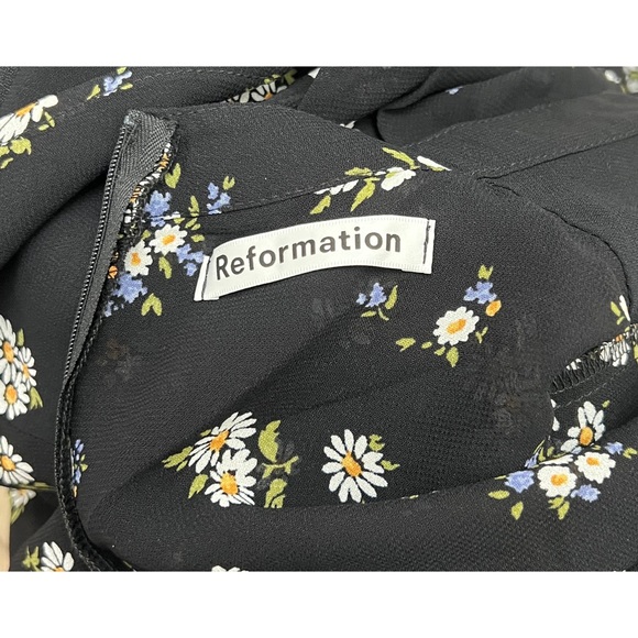 NWOT Reformation Maylin Floral Dress Size 4 - Picture 6 of 7